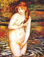 The bather after the bath 1888